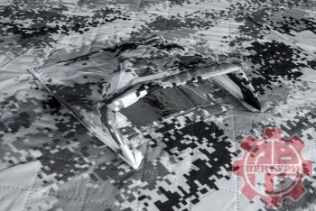 12 649 р. Палатка зимняя Улов КУБ утепленная., пиксель-зима 200*200*210см. PREMIER 2001  с доставкой в г. Майкоп. Увеличить фотографию 11