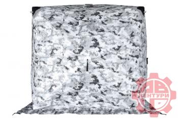 12 649 р. Палатка зимняя Улов КУБ утепленная., пиксель-зима 200*200*210см. PREMIER 2001  с доставкой в г. Майкоп. Увеличить фотографию 3