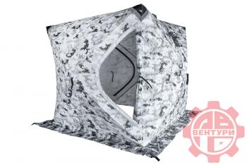 12 649 р. Палатка зимняя Улов КУБ утепленная., пиксель-зима 200*200*210см. PREMIER 2001  с доставкой в г. Майкоп. Увеличить фотографию 1