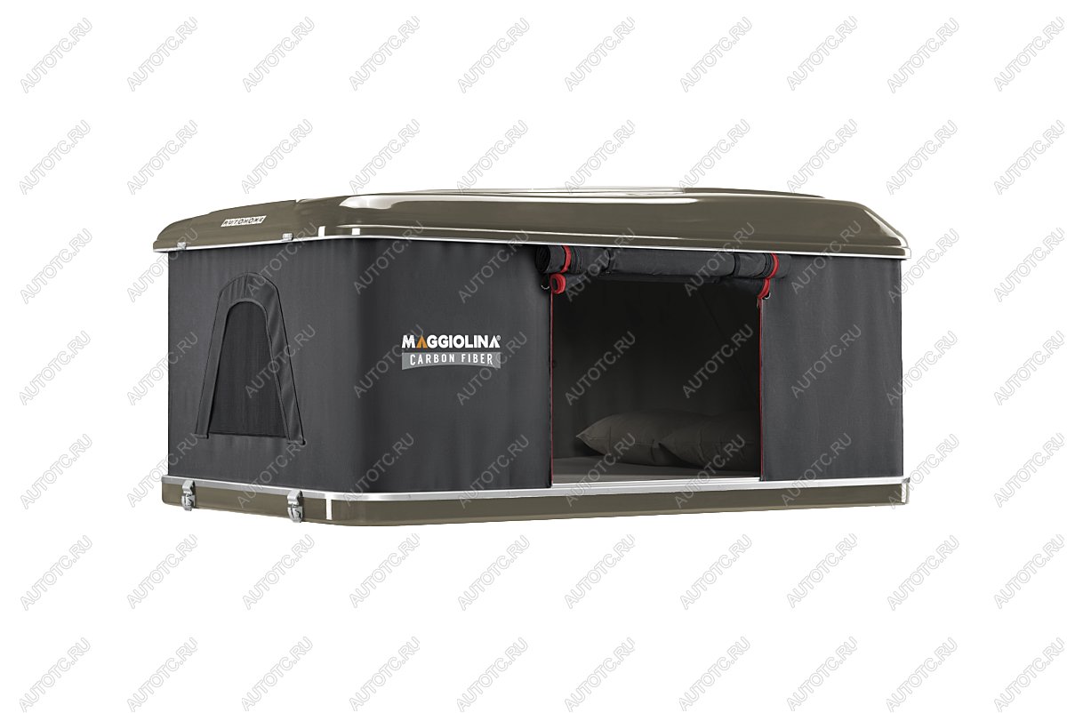 596 529 р. Палатка на крышу автомобиля AUTOHOME MAGGIOLINA CARBON FIBER SMALL, тент серый, лестница 215 мм AUTOHOME Zifer Italia S.r.l mcf-01  с доставкой в г. Майкоп