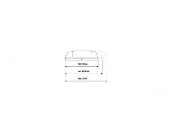 397 199 р. Палатка на крышу автомобиля AUTOHOME MAGGIOLINA GRAND TOUR SMALL 360 BLACK STORM, чёрный тент, лестница 215 мм AUTOHOME Zifer Italia S.r.l m360bs-15  с доставкой в г. Майкоп. Увеличить фотографию 16