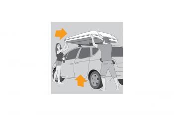 397 199 р. Палатка на крышу автомобиля AUTOHOME MAGGIOLINA GRAND TOUR SMALL 360 BLACK STORM, чёрный тент, лестница 215 мм AUTOHOME Zifer Italia S.r.l m360bs-15  с доставкой в г. Майкоп. Увеличить фотографию 27