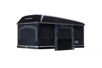 397 199 р. Палатка на крышу автомобиля AUTOHOME MAGGIOLINA GRAND TOUR SMALL 360 BLACK STORM, чёрный тент, лестница 215 мм AUTOHOME Zifer Italia S.r.l m360bs-15  с доставкой в г. Майкоп. Увеличить фотографию 4