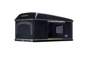 397 199 р. Палатка на крышу автомобиля AUTOHOME MAGGIOLINA GRAND TOUR SMALL 360 BLACK STORM, чёрный тент, лестница 215 мм AUTOHOME Zifer Italia S.r.l m360bs-15  с доставкой в г. Майкоп. Увеличить фотографию 2
