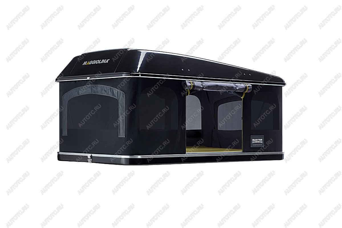397 199 р. Палатка на крышу автомобиля AUTOHOME MAGGIOLINA GRAND TOUR SMALL 360 BLACK STORM, чёрный тент, лестница 215 мм AUTOHOME Zifer Italia S.r.l m360bs-15  с доставкой в г. Майкоп