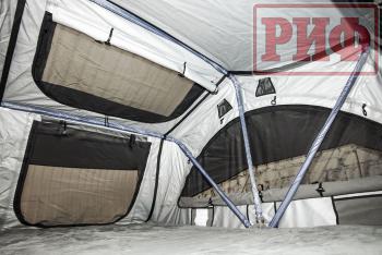 81 699 р. Палатка на крышу автомобиля РИФ Soft RT01-120, тент серый, 400 г, 120х240х115 РИФ rifrt0112080001  с доставкой в г. Майкоп. Увеличить фотографию 12
