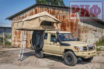 94 209 р. Палатка на крышу автомобиля РИФ Soft RT02-120, тент песочный, 120х240х115 см РИФ rifrt0212060000  с доставкой в г. Майкоп. Увеличить фотографию 6