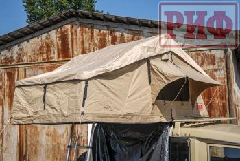 94 209 р. Палатка на крышу автомобиля РИФ Soft RT02-140, тент песочный, 140х240х115 см РИФ rifrt0214060000  с доставкой в г. Майкоп. Увеличить фотографию 2