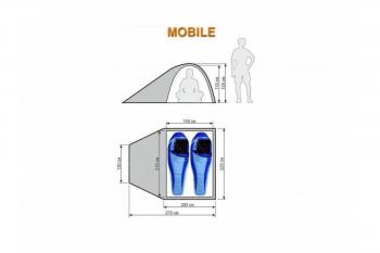 23 949 р. Палатка-автомат туристическая Maverick Mobile premium (светло-зеленый  светло-серый) Maverick Tent m-gg-061  с доставкой в г. Майкоп. Увеличить фотографию 12