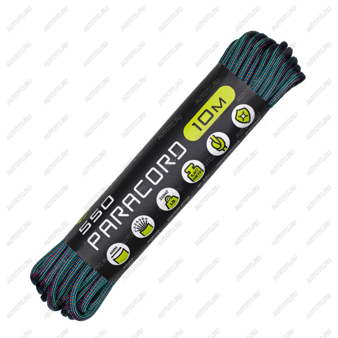 220 р. Паракорд 550 CORD nylon 10м (chameleon) CORD 550.n10.kham  с доставкой в г. Майкоп