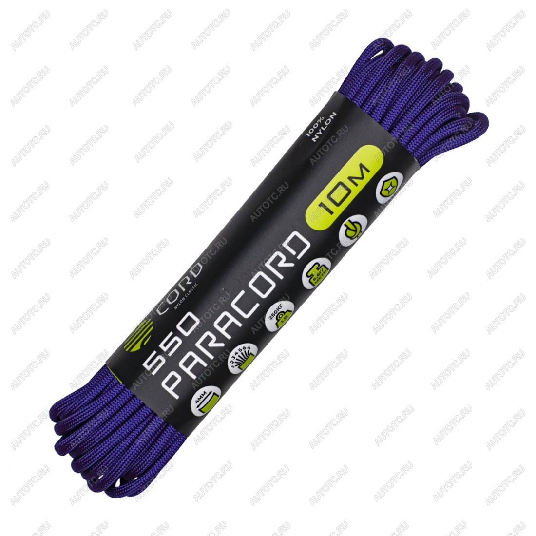 259 р. Паракорд 550 CORD nylon 10м (purple) CORD 550.n10.pp  с доставкой в г. Майкоп