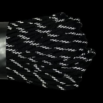 379 р. Паракорд 550 CORD nylon 10м световозвращающий (black) CORD 550.n10.lm.b  с доставкой в г. Майкоп. Увеличить фотографию 4