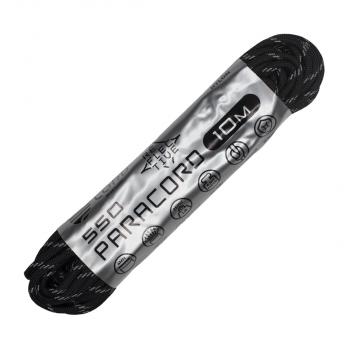 379 р. Паракорд 550 CORD nylon 10м световозвращающий (black) CORD 550.n10.lm.b  с доставкой в г. Майкоп. Увеличить фотографию 1