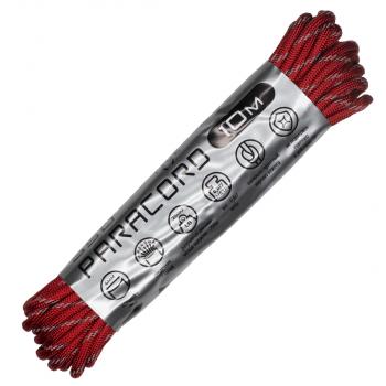 399 р. Паракорд 550 CORD nylon 10м световозвращающий (red) CORD 550.n10.lm.r  с доставкой в г. Майкоп. Увеличить фотографию 1