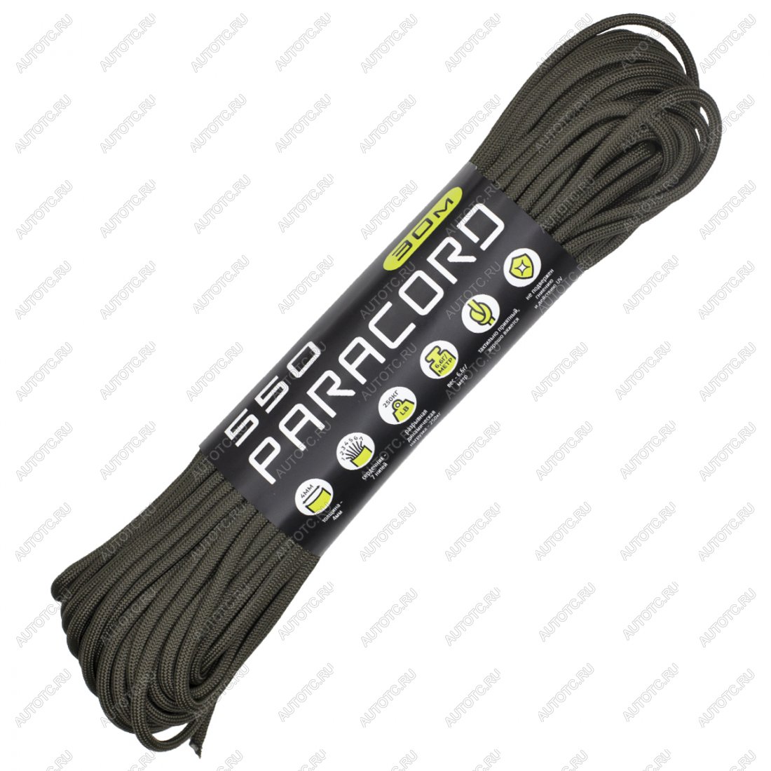 679 р. Паракорд 550 CORD nylon 30м (army green) CORD 550.n30.a.gr  с доставкой в г. Майкоп