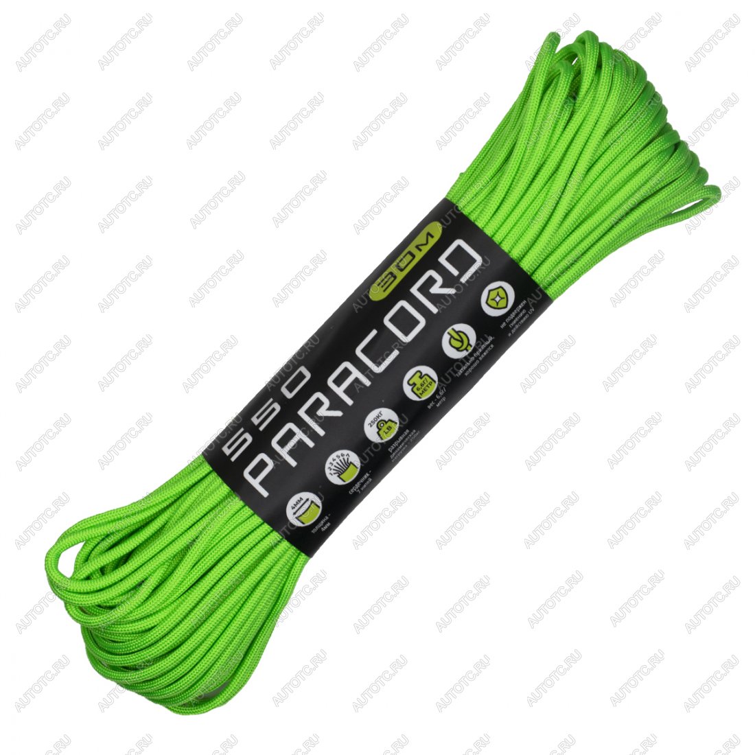 679 р. Паракорд 550 CORD nylon 30м (neon green) CORD 550.n30.n.gr  с доставкой в г. Майкоп
