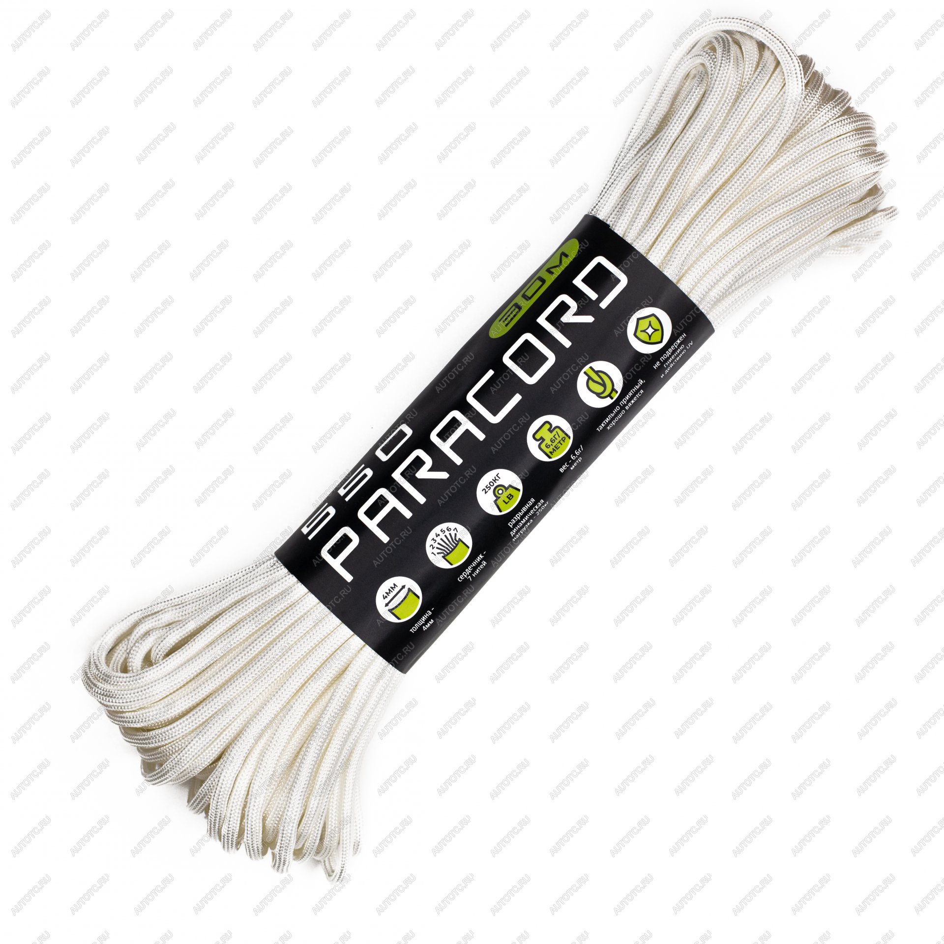 619 р. Паракорд 550 CORD nylon 30м (white) CORD 550.n30.w  с доставкой в г. Майкоп