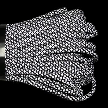 1 219 р. Паракорд 550 CORD nylon 30м SuperReflective (black snake) CORD 550.n30.lm.b.snk  с доставкой в г. Майкоп. Увеличить фотографию 4