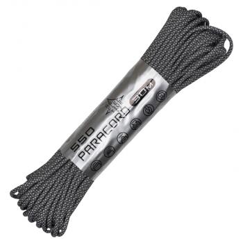 1 219 р. Паракорд 550 CORD nylon 30м SuperReflective (black snake) CORD 550.n30.lm.b.snk  с доставкой в г. Майкоп. Увеличить фотографию 1