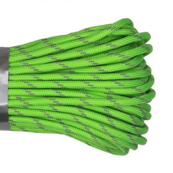 829 р. Паракорд 550 CORD nylon 30м световозвращающий (neon green) CORD 550.n30.lm.n.gr  с доставкой в г. Майкоп. Увеличить фотографию 3
