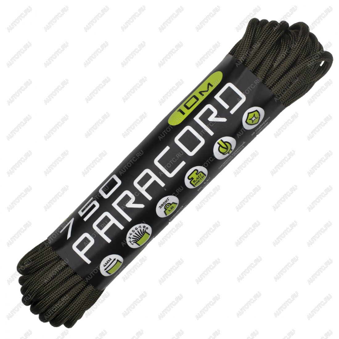 260 р. Паракорд 750 CORD nylon 10м (army green) CORD 750.n10.a.gr  с доставкой в г. Майкоп