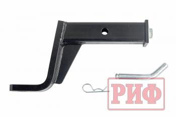 5 449 р. Переходник РИФ для фаркопа с фиксатором (занижение 6" - 150 мм) РИФ rif000-88011  с доставкой в г. Майкоп. Увеличить фотографию 1