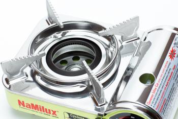 3 589 р. Плита газовая NaMilux 174PSS (циклон) мини NaMilux na3761ps-(174ps)---8  с доставкой в г. Майкоп. Увеличить фотографию 2