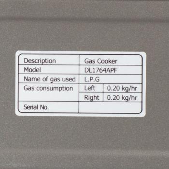 7 779 р. Плита газовая NaMilux DL1764APF 2 конфорки (под бытовой баллон) NaMilux dl1764apf  с доставкой в г. Майкоп. Увеличить фотографию 3