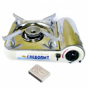 2 359 р. Плита газовая портативная СЛЕДОПЫТ WeenY нержавеющая сталь цанговый баллон СЛЕДОПЫТ pf-gst-n04  с доставкой в г. Майкоп. Увеличить фотографию 2