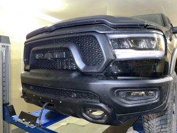 57 399 р. Площадка РИФ под лебёдку в штатный бампер Dodge Ram 1500 Rebel 2019+ (бензин) РИФ rifdrr-30000  с доставкой в г. Майкоп. Увеличить фотографию 18