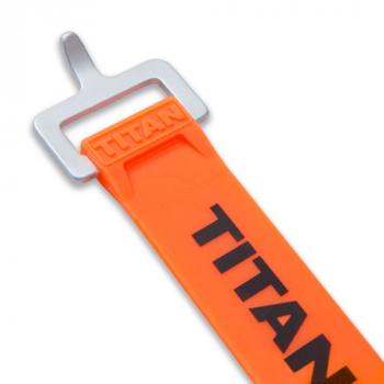 2 379 р. Ремень крепёжный TitanStraps Industrial оранжевый L = 64 см (Dmax = 18 см, Dmin = 5,5 см) TitanStraps tsi-0125-fo  с доставкой в г. Майкоп. Увеличить фотографию 2