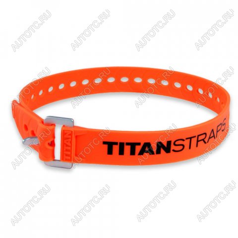 2 379 р. Ремень крепёжный TitanStraps Industrial оранжевый L = 64 см (Dmax = 18 см, Dmin = 5,5 см) TitanStraps tsi-0125-fo  с доставкой в г. Майкоп