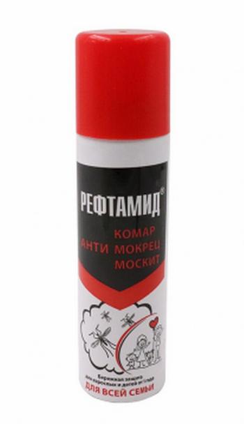 159 р. Репеллент "Рефтамид Для всей семьи" 145 мл СИБИАР 6-211  с доставкой в г. Майкоп. Увеличить фотографию 1