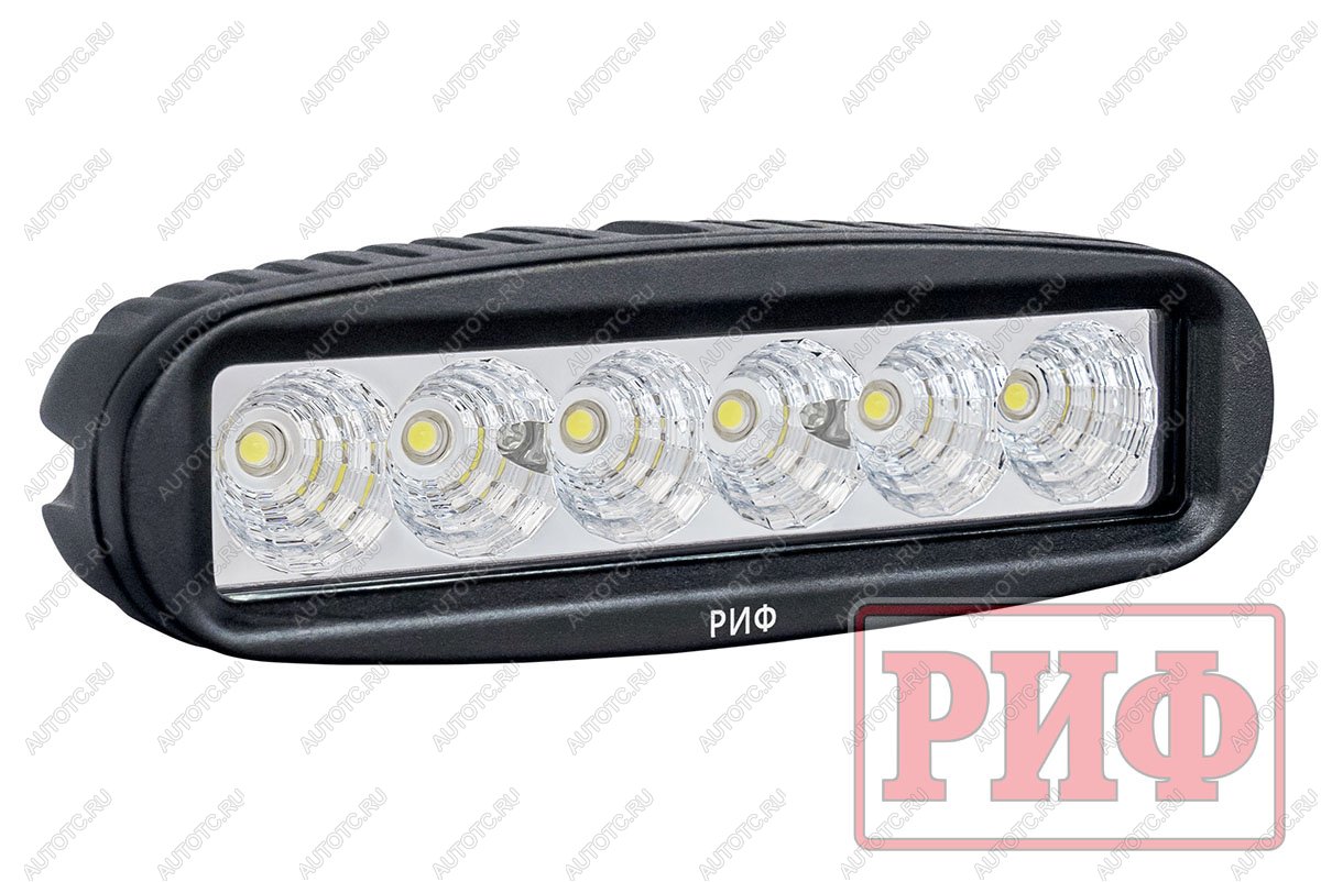 2 429 р. Светодиодная фара водительского света РИФ 160 мм 18W LED РИФ sm-6180f  с доставкой в г. Майкоп