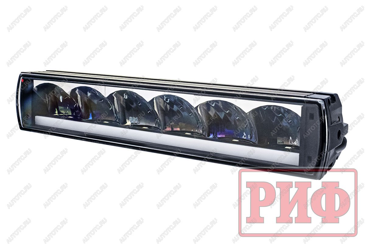 7 379 р. Светодиодная фара дальнего света РИФ 306 мм 72W LED с ДХО РИФ sm-1072u  с доставкой в г. Майкоп