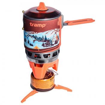 7 799 р. Система для приготовления пищи 1л. (Оранжевый) TRAMP trg-115-orange  с доставкой в г. Майкоп. Увеличить фотографию 1