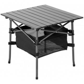 5 419 р. Стол складной Premier 55x55x50см., реечная столешница алюминий, с отделением под посуду PREMIER pr-mc-605  с доставкой в г. Майкоп. Увеличить фотографию 1