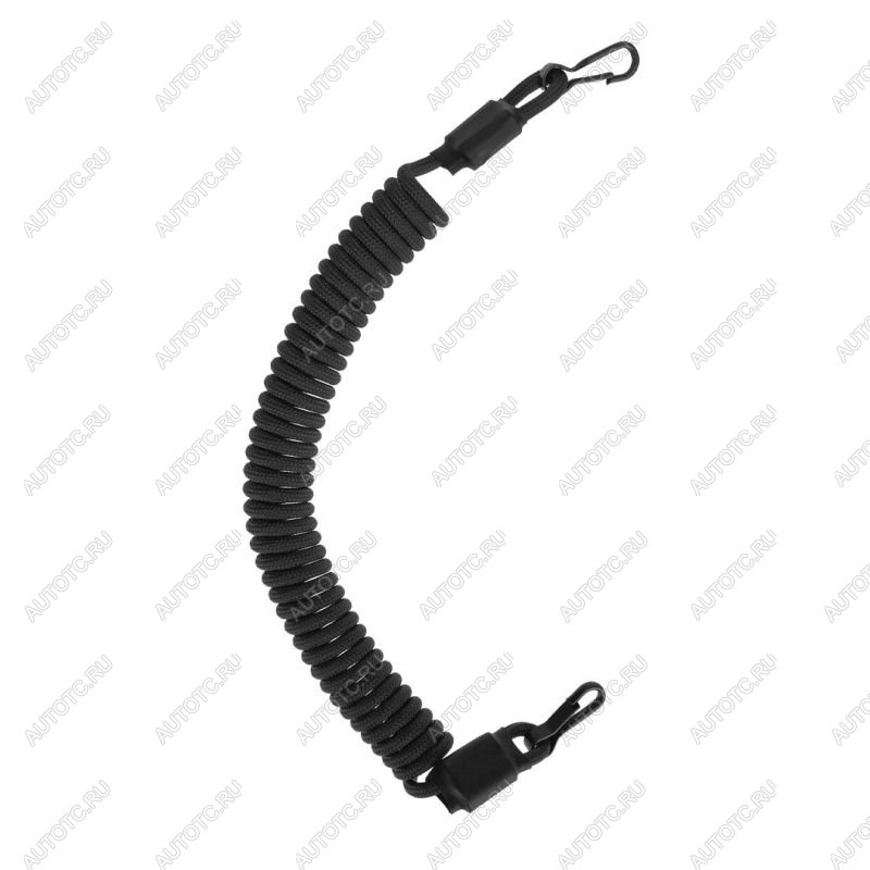 399 р. Страховочный тренчик CORD из паракорда с 2 карабинами (black) CORD tr.kk.b  с доставкой в г. Майкоп