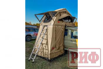21 419 р. Тамбур к палатке РИФ Soft RT01-120, тент песочный РИФ rifan0112060000  с доставкой в г. Майкоп. Увеличить фотографию 3