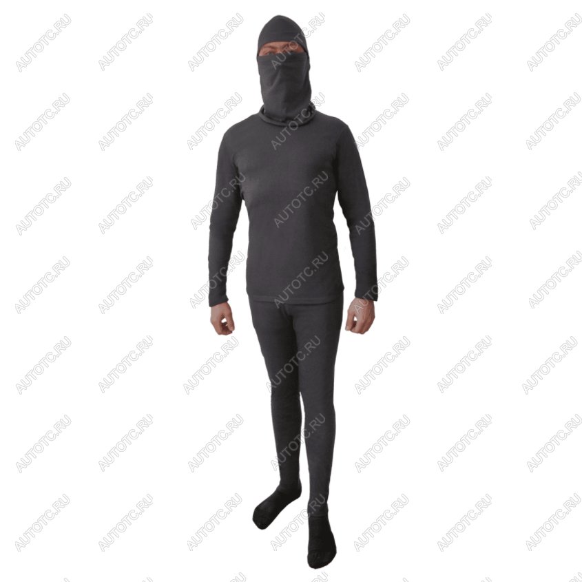 1 999 р. Термобелье комплект Btrace Mild Fleece (Футболка с длинными рукавами + кальсоны), L (50-52) Черный BTrace v0625-l  с доставкой в г. Майкоп