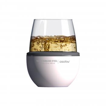 2 379 р. Термобокал для вина WINE KUZIE 440 мл, белый ASOBU stl24.01-white  с доставкой в г. Майкоп. Увеличить фотографию 2