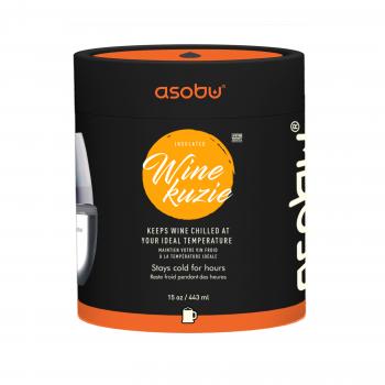 2 379 р. Термобокал для вина WINE KUZIE 440 мл, серебряный ASOBU stl24.11-silver  с доставкой в г. Майкоп. Увеличить фотографию 6
