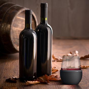 2 159 р. Термобокал для вина WINE KUZIE 440 мл, черный ASOBU stl24.06-black  с доставкой в г. Майкоп. Увеличить фотографию 6