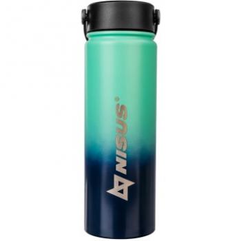 1 269 р. Термобутылка NISUS 530ML три крышки (синийбирюзовый) HELIOS n.tb-022-tb  с доставкой в г. Майкоп. Увеличить фотографию 2