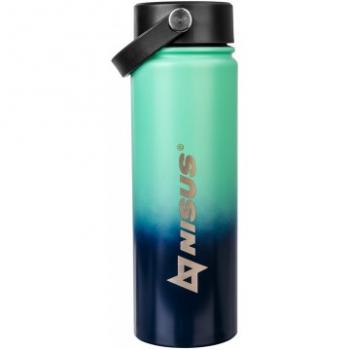 1 269 р. Термобутылка NISUS 530ML три крышки (синийбирюзовый) HELIOS n.tb-022-tb  с доставкой в г. Майкоп. Увеличить фотографию 1