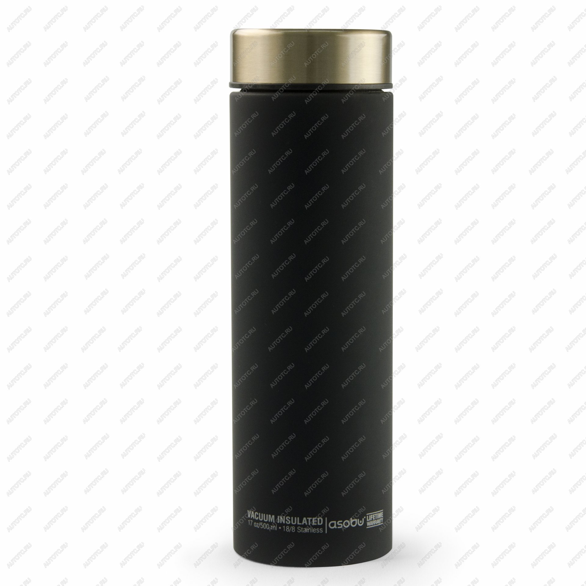 2 889 р. Термокружка (термос) LE BATON, 500 мл, черныйзолото ASOBU lb17.12-gold  с доставкой в г. Майкоп