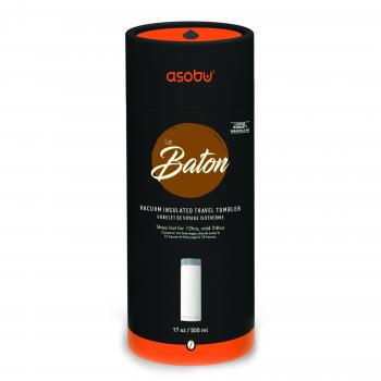 2 889 р. Термокружка (термос) LE BATON, 500 мл, черныйзолото ASOBU lb17.12-gold  с доставкой в г. Майкоп. Увеличить фотографию 9