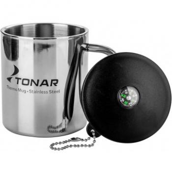 779 р. Термокружка ТОНАР 350ML металлическая, с пластиковой крышкой+карабин ТОНАР t.tk-038-350  с доставкой в г. Майкоп. Увеличить фотографию 3