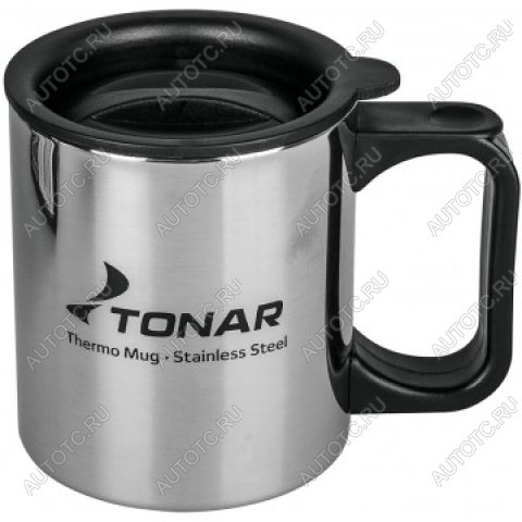 489 р. Термокружка ТОНАР 350ML с пластиковой крышкой ТОНАР t.tk-047-350  с доставкой в г. Майкоп