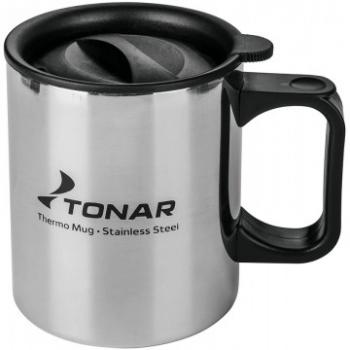 669 р. Термокружка ТОНАР 450ML с пластиковой крышкой ТОНАР t.tk-047-450  с доставкой в г. Майкоп. Увеличить фотографию 1